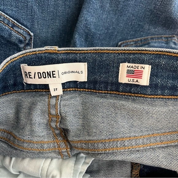 RE/DONE x REVOLVE High Rise Ankle Crop Skinny Jeans - Picture 10 of 13